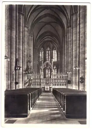 AK, Marburg, Elisabethkirche, Innenansicht, um 1936