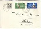 Bedarfsbrief, DDR, Mi.-Nr. 649, 650, 609 Mif, o Leuna (Kr. Merseburg), 5.12.58