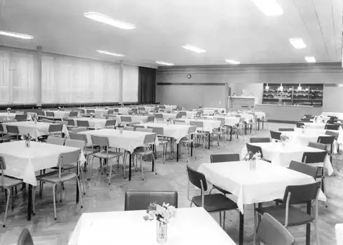 AK, Bad Blankenburg Thür., FDGB-Heim "Magnus Poser", Speisesaal, 1976