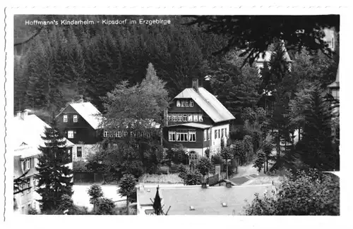 AK, Kipsdorf Erzgeb., Hoffmann's Kinderheim, Echtfoto