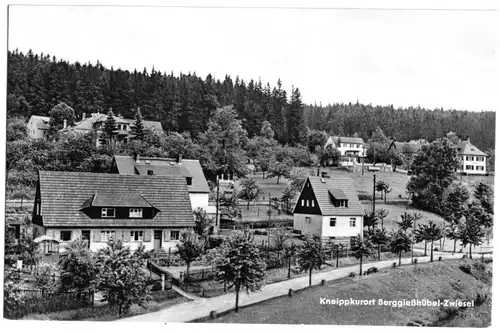 AK, Kurort Berggießhübel - Zwiesel, Teilansicht, 1964