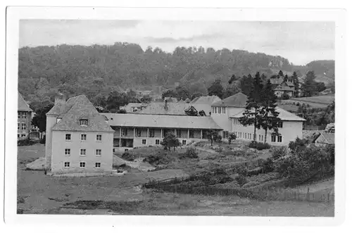 AK, Bad Liebenstein Thür. Wald, H.-Mann-Sanatorium 1953