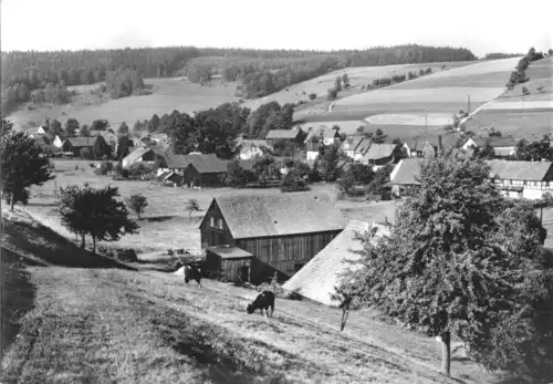 AK, Markersbach Sächs. Schweiz, Teilansicht, 1968