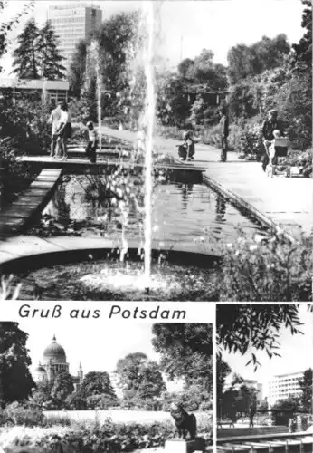 AK, Potsdam, Freundschaftsinsel, drei Abb., 1977