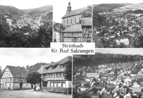 AK, Steinbach Kr. Bad Salzungen, fünf Abb., 1978