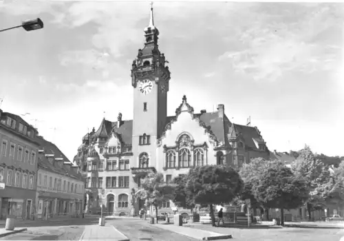 AK, Waldheim Kr. Döbeln, Rathaus, 1983