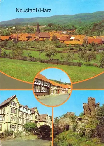 AK, Neustadt Harz, Kr. Nordhausen, vier Abb., 1983