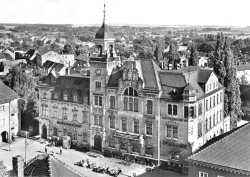 AK, Bad Lausnick, Blick zum Rathaus, 1979