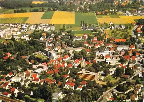 AK, Bad Sassendorf, Luftbildansicht, um 1975