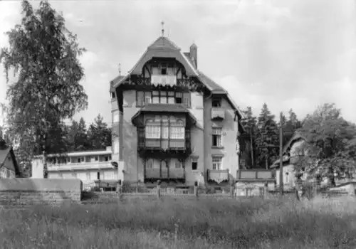 AK, Kurort Hartha Kr. Freital, Reichsbahnheim, Altbau