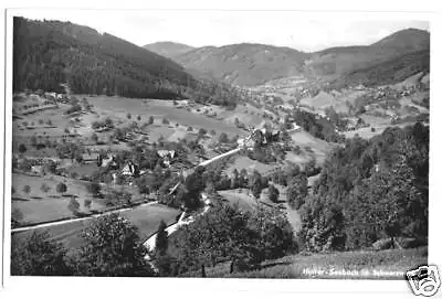 AK, Hinterseebach Schwarzw., Totale, um 1958