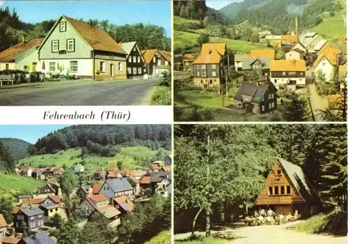 AK, Fehrenbach Kr. Hildburghausen, 4 Abb., 1980
