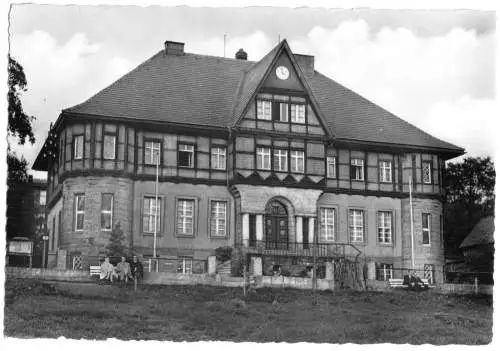 AK, Schierke Harz, Rathaus, 1959
