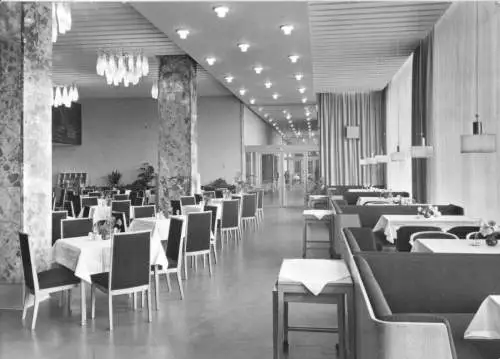 AK, Magdeburg, Hotel International, Restaurant Moskwa, 1966