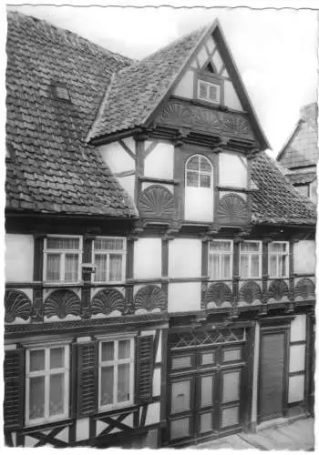 AK, Quedlinburg, Fachwerkhaus Hohe Str., 1969