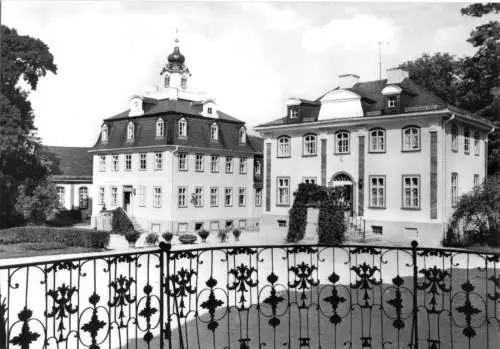 AK, Weimar, Schloß Belvedere, Beethoven- und Bachhaus, 1973