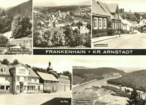 AK, Frankenhain Kr. Arnstadt, fünf Abb., 1970