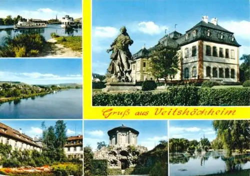 AK, Veitshöchheim am Main, sechs Abb., um 1980