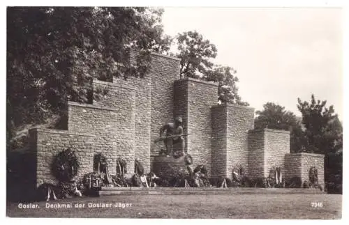 AK, Goslar, Denkmal der Goslaer Jäger, um 1938