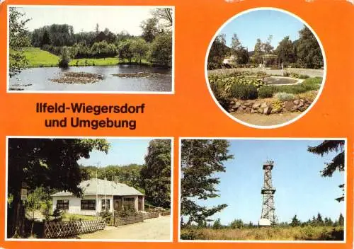 AK, Ilfeld-Wiegersdorf und Umgebung, vier Abb., um 1988