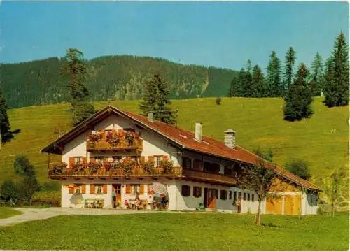 AK, Jachau Bayer. Alpen, Haus Frech, um 1970