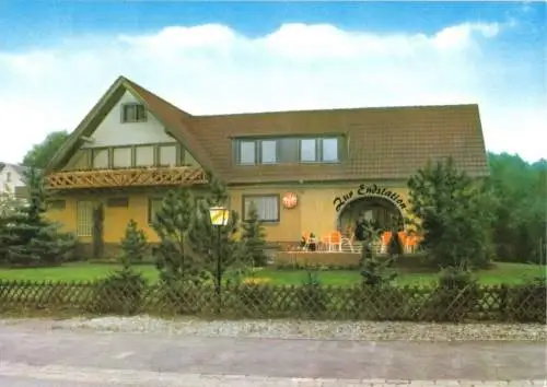 AK, Duderstadt, OT Brochthausen, Gaststätte "Zur Endstation", um 1980