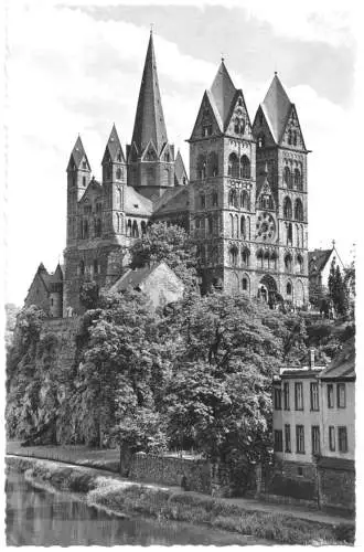 AK, Limburg a.d. Lahn, Blick zum Dom, um 1960