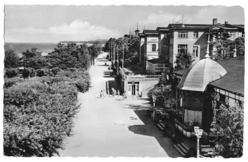 AK, Zinnowitz auf Usedom, Strandpromenade, 1960