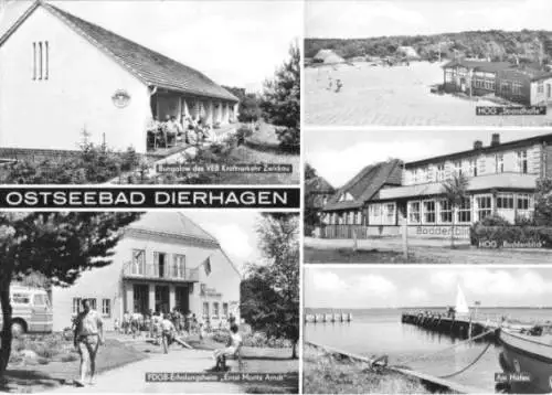 AK, Ostseebad Dierhagen, fünf Abb., 1971