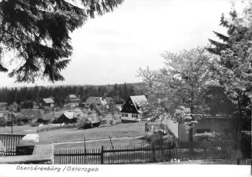 AK, Oberbärenburg Osterzgeb., Teilansicht, 1965