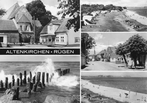 AK, Altenkirchen Rügen, fünf Abb., 1970
