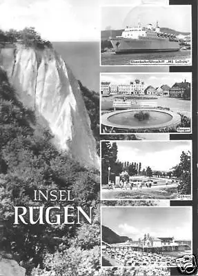 AK, Insel Rügen, fünf Abb., gestaltet, 1964