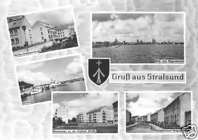 AK, Stralsund, 5 Abb., Neubaugebiete, 1966