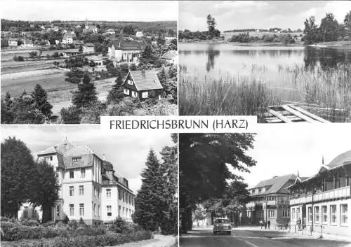 AK, Friedrichsbrunn Harz, vier Abb., 1979