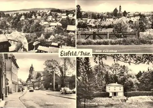 AK, Eisfeld Thür., vier Abb., 1974