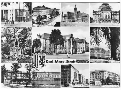 AK, Karl-Marx-Stadt, Chemnitz, elf Abb. , 1961