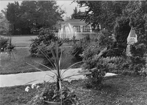 AK, Tabarz Thür. Wald, Lesehalle im Theo-Neubauer-Park, 1970