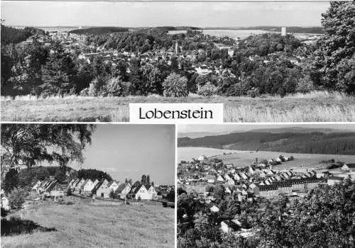 AK, Lobenstein, drei Abb., Siedlungshäuser, 1983