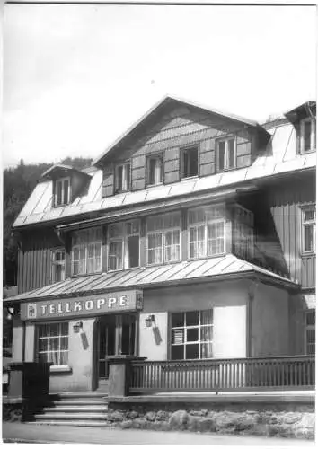 AK, Kipsdorf Erzgeb., HO-Hotel "Tellkoppe", V2, 1976