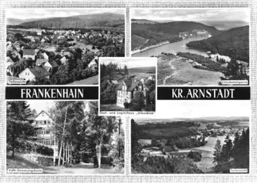 AK, Frankenhain Kr. Arnstadt, fünf Abb., gestaltet 1967