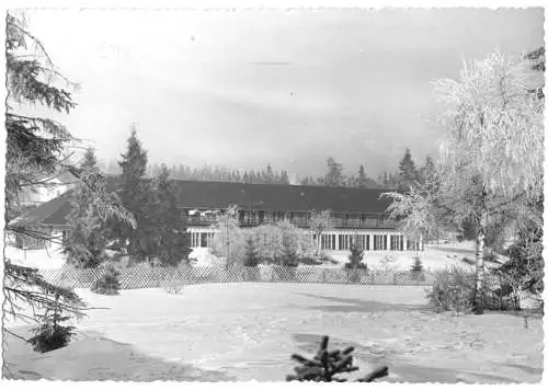 AK, Hormersdorf Erzgeb., Jugendherberge, 1958