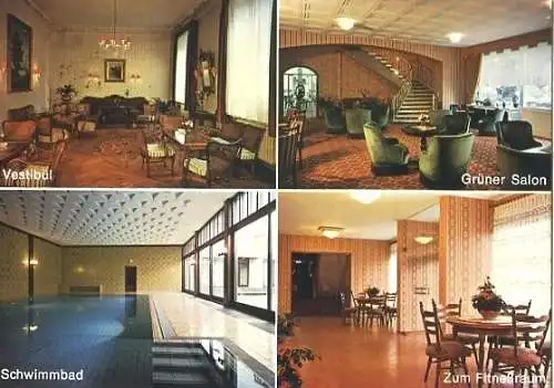 AK, Bad Salzschlirf, Sanatorium Hotel "Wüsthofen", 1977