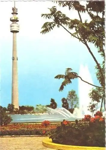 AK, Dortmund, Westfalenpark, Fernsehturm, um 1960