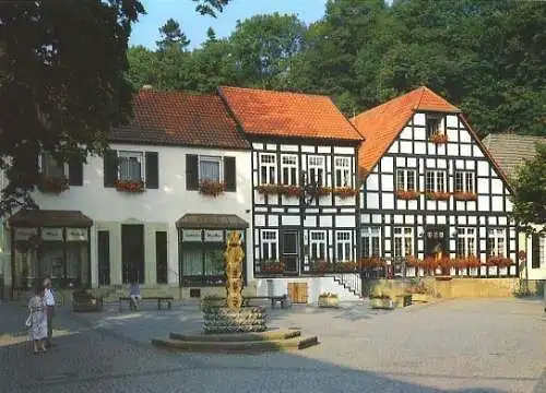 AK, Tecklenburg Teutoburger Wald, Marktplatz, ca. 1980