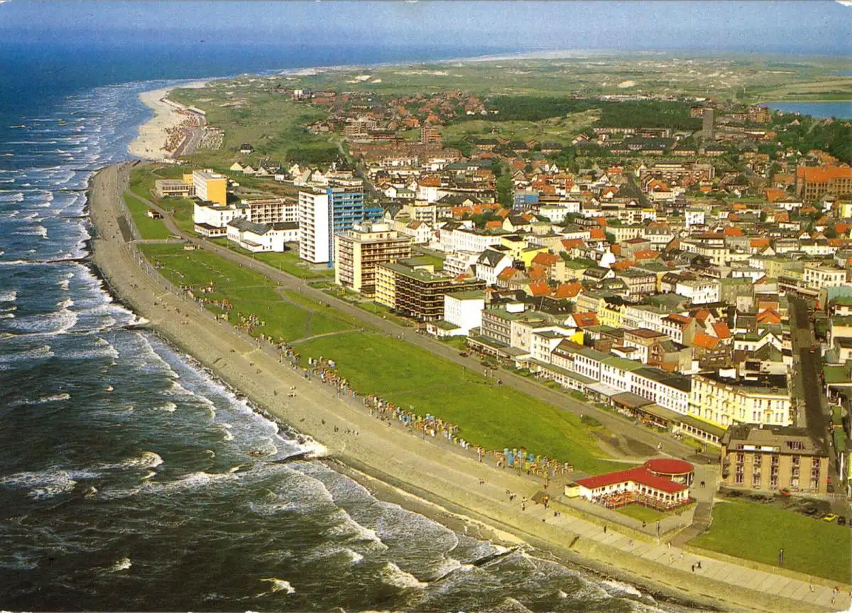 AK, Insel Norderney, Luftbildansicht, 1985