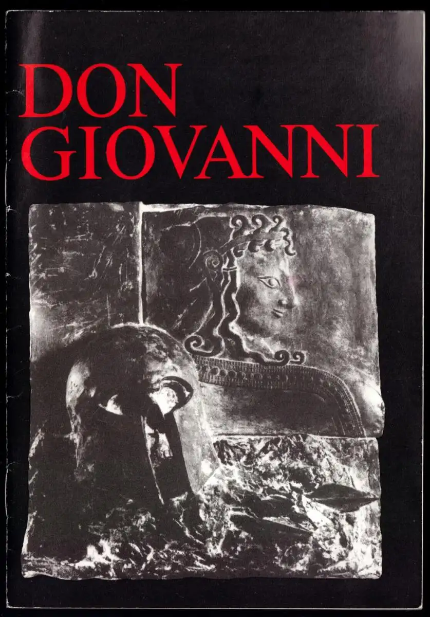 Theaterprogramm, Komische Oper Berlin, Don Giovanni, 1988