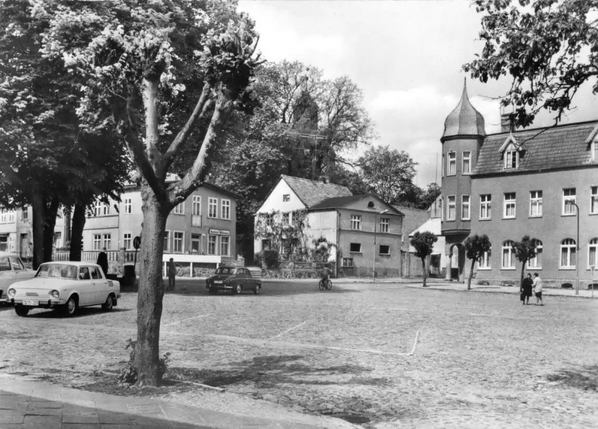 AK, Wesenberg Kr. Neustrelitz, Marktplatz, 1979