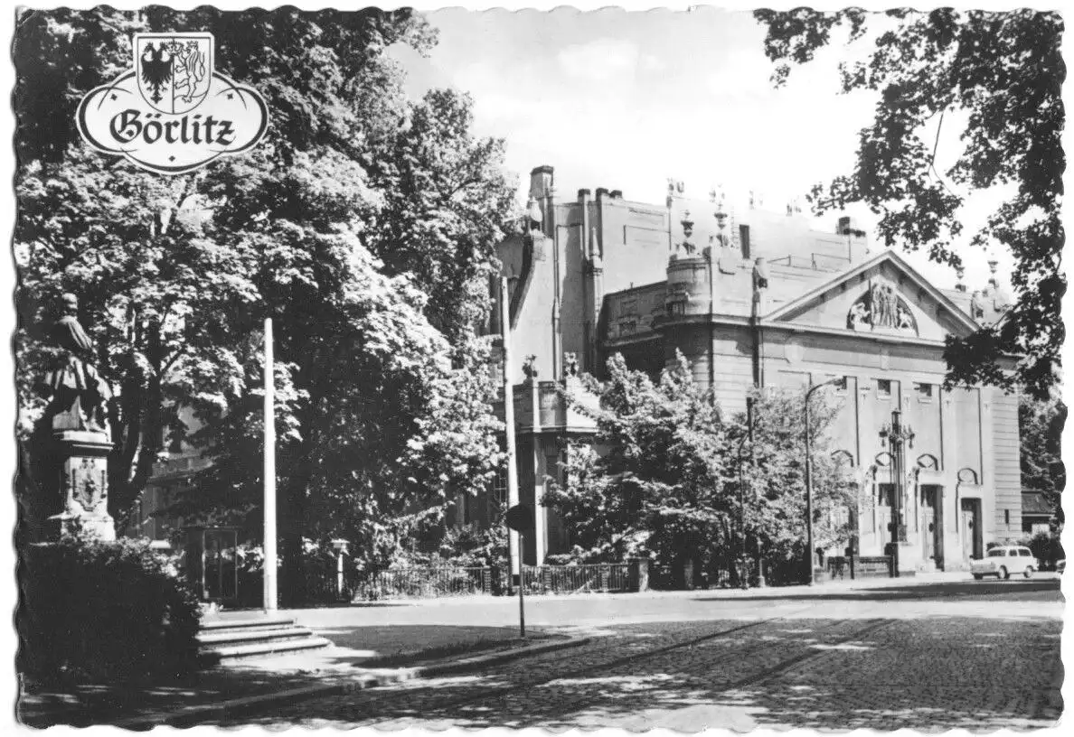 AK, Görlitz, Kulturstätte "Stadthalle", 1965