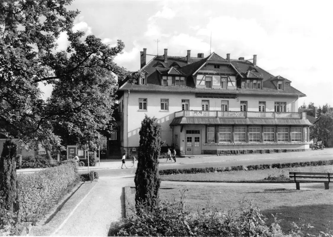 AK, Kurort Hartha Kr. Freital, FDGB-Erholungsheim "Forsthaus", 1975