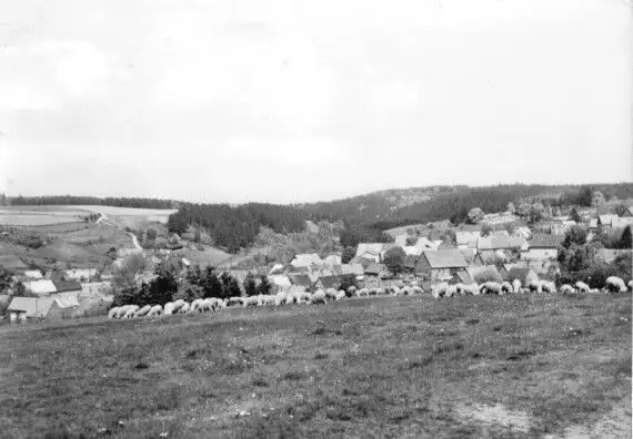 AK, Straßberg Kr. Quedlinburg, Totale, 1970